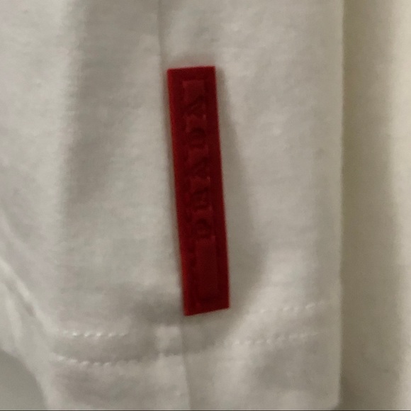 Prada High Neck White Long Sleeve Shirt - Picture 7 of 8